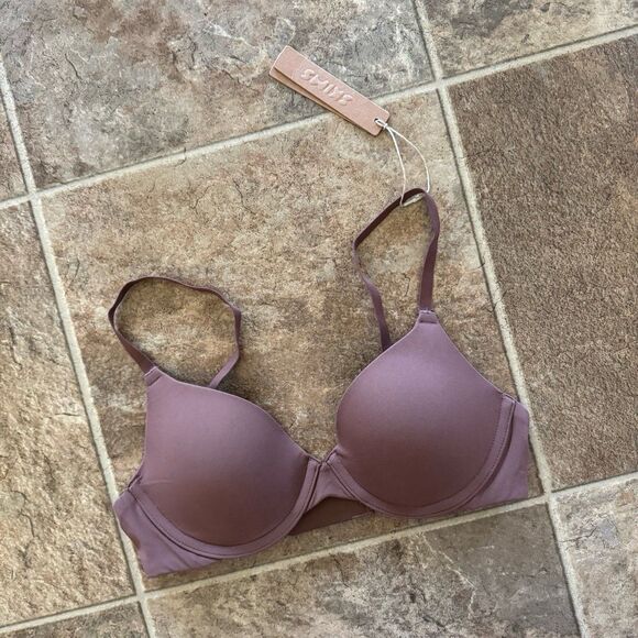 Skims Fits Everybody T-shirt Demi Bra Jasper Size 32A - Picture 2 of 7